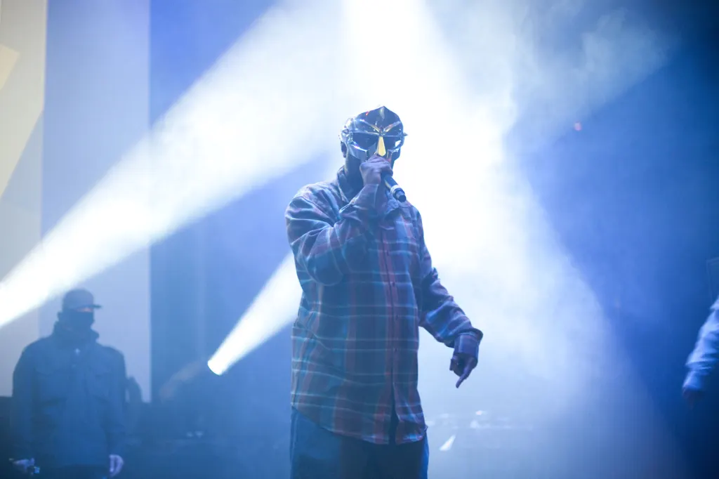 MF DOOM performing at the Roundhouse, London